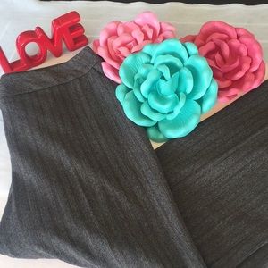 EUC Gray/Black/Teal slacks